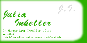 julia inkeller business card